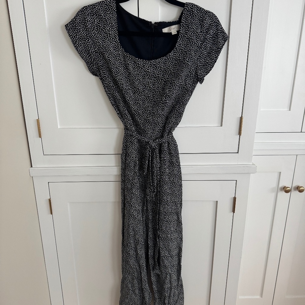 Loft Heart Print Pantsuit